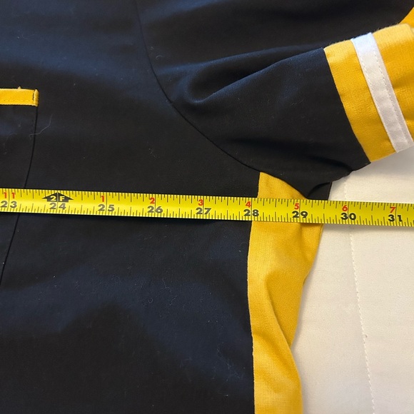 Scrub Dudz V-Neck University of MO MU Black Scrub Top Sz 2X - Picture 10 of 14